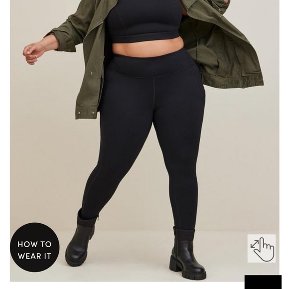 Torrid 2X Full Length Active Legging with Side Pockets Performance Core - Picture 11 of 11